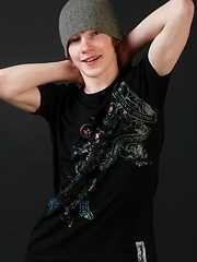 Straight boy Kesha showing his teen naked body