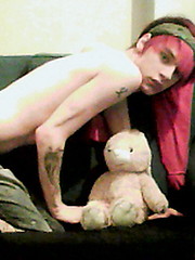 Cute scene guy gets naughty on webcam