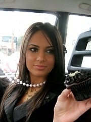 Sexy brunette with fantastic body