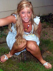 Dirty pics of hot cuties sitting in the WC