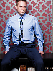 Hans Berlin services his boss jessy ares for a raise