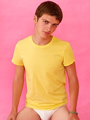 Danny Roulier in white briefs is showing sporty body