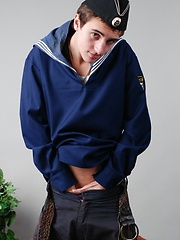 Young russian sailor masturbation set